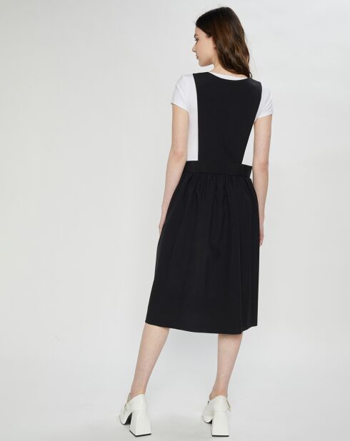 Robe ouverte 100% Laine noire