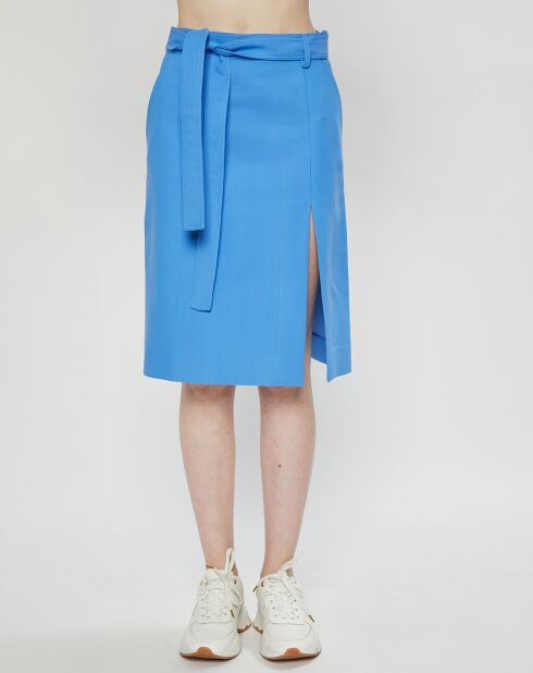 Jupe Twill Tailoring bleue