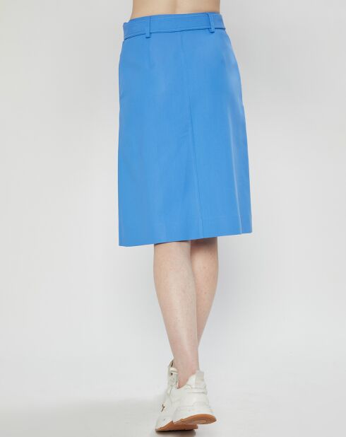 Jupe Twill Tailoring bleue