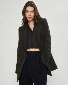 Veste Double Breasted kaki foncé