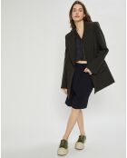 Veste Double Breasted kaki foncé