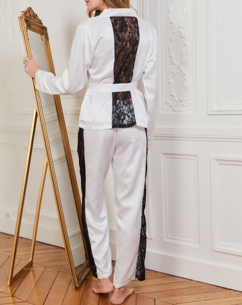 Pyjama Goldie blanc/noir