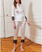 Ensemble Tamila blanc/noir