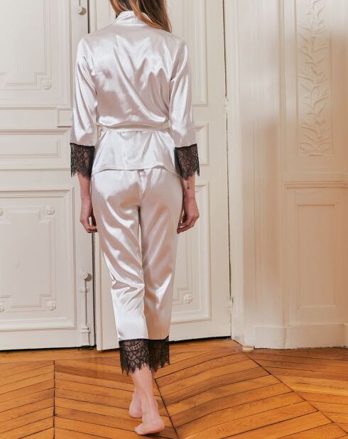 Ensemble Tamila blanc/noir