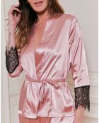 Ensemble Tamila rose/noir