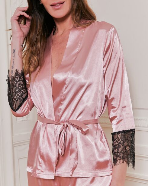Ensemble Tamila rose/noir