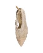 Bottines Reta dorées - Talon 11 cm