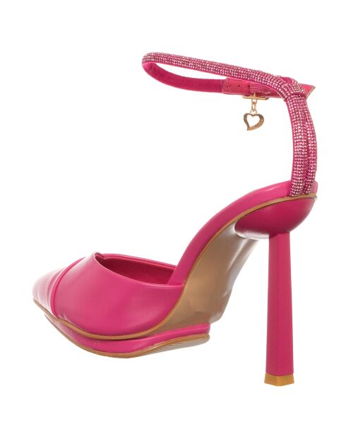 Loa fuchsiafarbene Slingbacks mit 11 cm Absatz