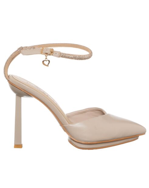 Slingbacks Light beiges - Talon 11 cm