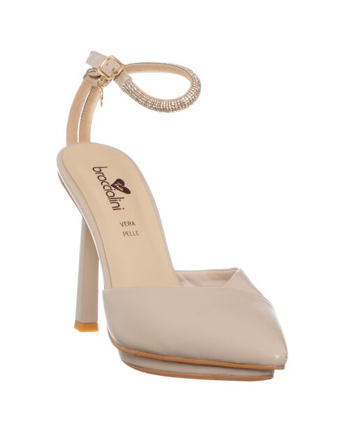 Slingbacks Light beiges - Talon 11 cm