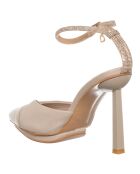 Slingbacks Light beiges - Talon 11 cm