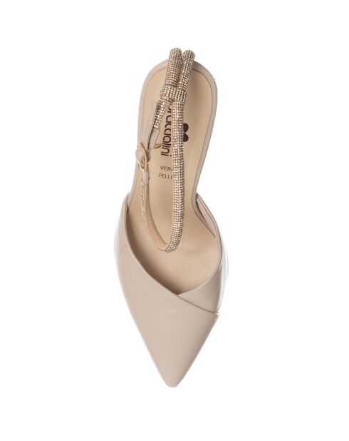 Slingbacks Light beiges - Talon 11 cm