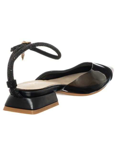 Slingbacks Mulan noires