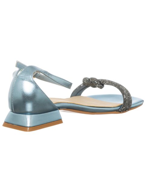 Ziak metallische blaue Sandalen