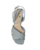 Sandales Uzu bleu ciel - Talon 10.5 cm