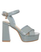 Sandales Uzu bleu ciel - Talon 10.5 cm