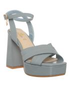 Sandales Uzu bleu ciel - Talon 10.5 cm
