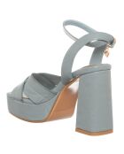 Sandales Uzu bleu ciel - Talon 10.5 cm