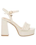 Sandales Yuna écrues - Talon 11 cm