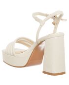 Sandales Yuna écrues - Talon 11 cm