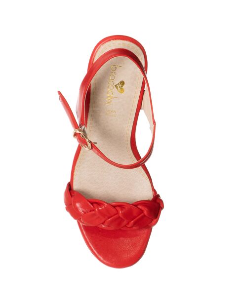 Sandales Pola rouges - Talon 12 cm