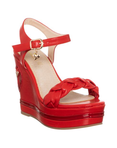 Sandales Pola rouges - Talon 12 cm