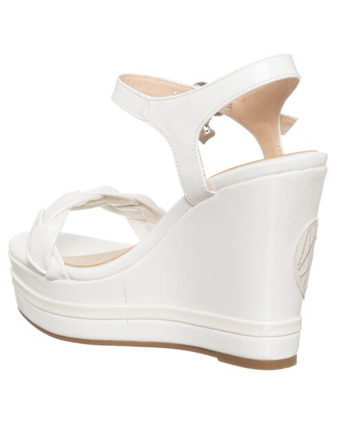 Sandales Pola blanches - Talon 12 cm