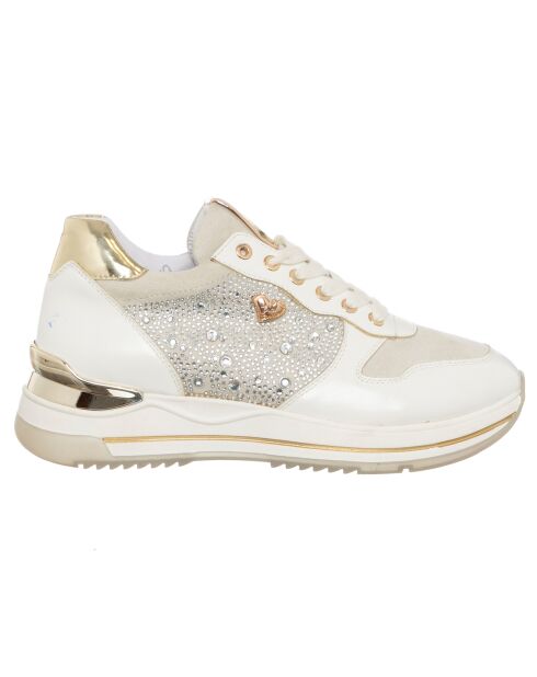 Sneakers Loka blanc/doré