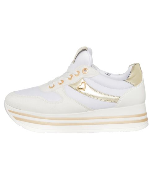 Sneakers Iko blanc/doré