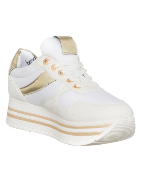 Sneakers Iko blanc/doré