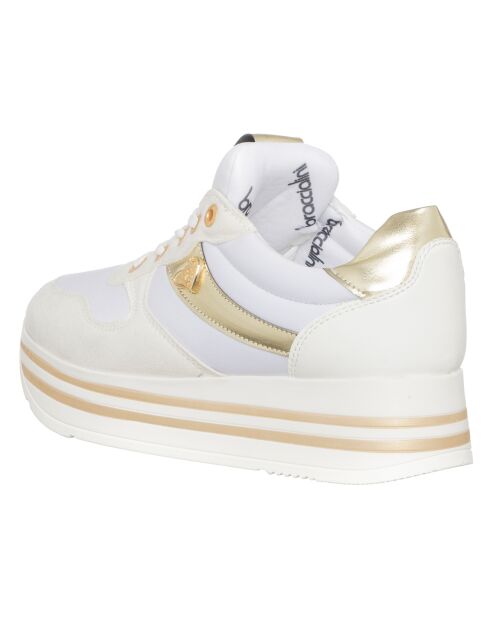 Sneakers Iko blanc/doré