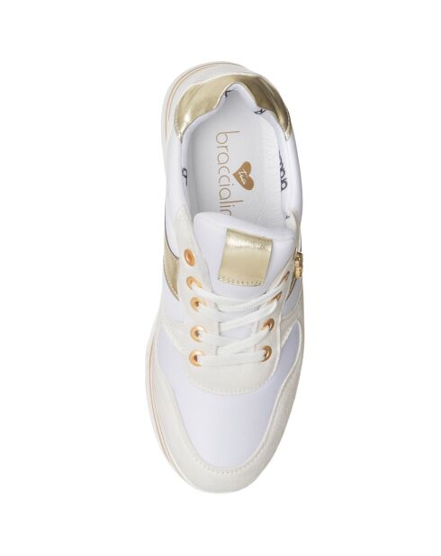 Sneakers Iko blanc/doré