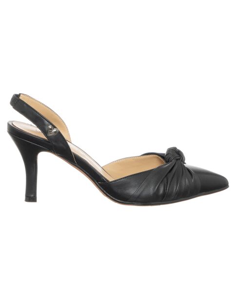 Slingbacks Braci noires - Talon 8 cm