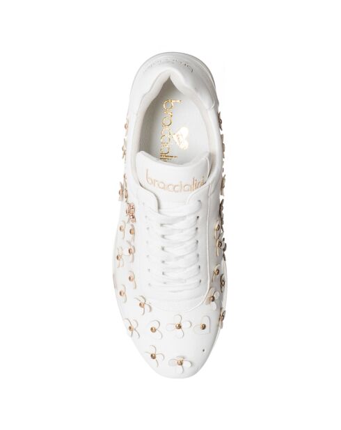 Sneakers Moa blanc/doré
