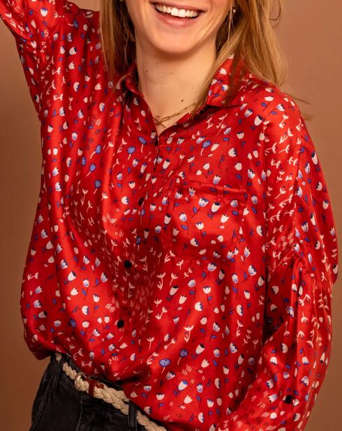 Chemise Spring rouge