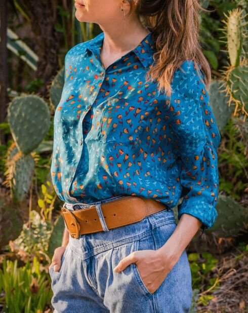 Chemise Spring bleue