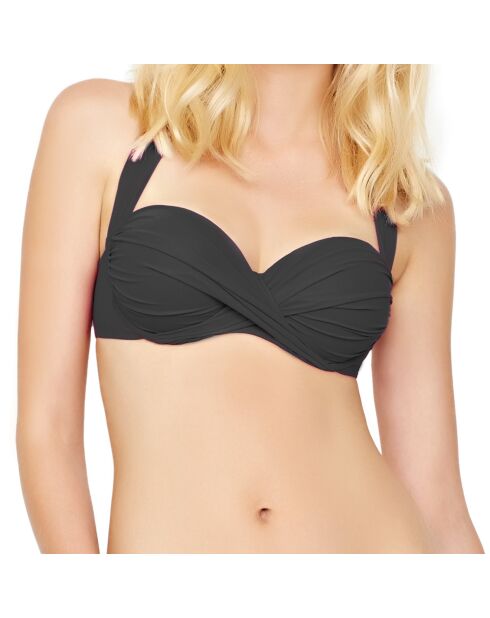 Haut de maillot de bain Lina noir