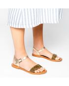 Sandales Spruce doré/rose gold