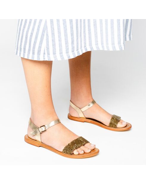 Sandales Spruce doré/rose gold