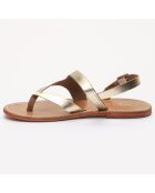 Sandales Naoreo dorées