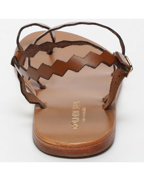 Sandales Paisley marron