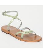 Sandales Kosum vert pâle