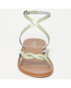 Sandales Kosum vert pâle