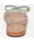 Sandales Kosum vert pâle