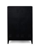 Armoire basse storen noire - 75x33x110 cm