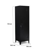 Armoire storen noire - 38.5x38.5x133 cm