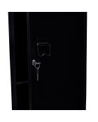 Armoire storen noire - 38.5x38.5x133 cm