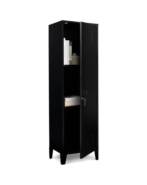 Armoire storen noire - 38.5x38.5x133 cm