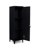 Armoire storen noire - 38.5x38.5x133 cm