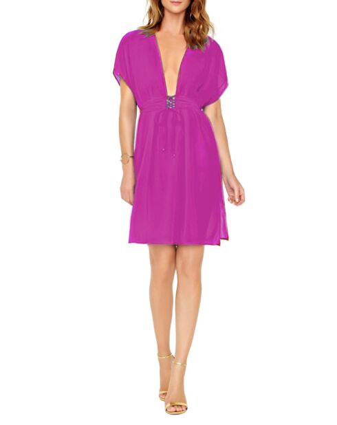 Robe Émilie magenta